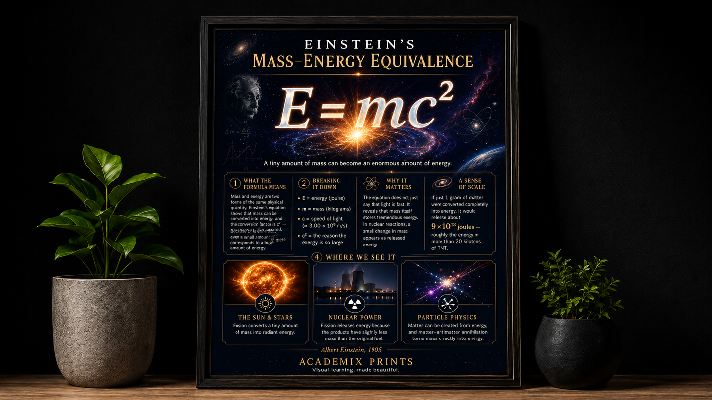Einstein’s Mass–Energy Equivalence