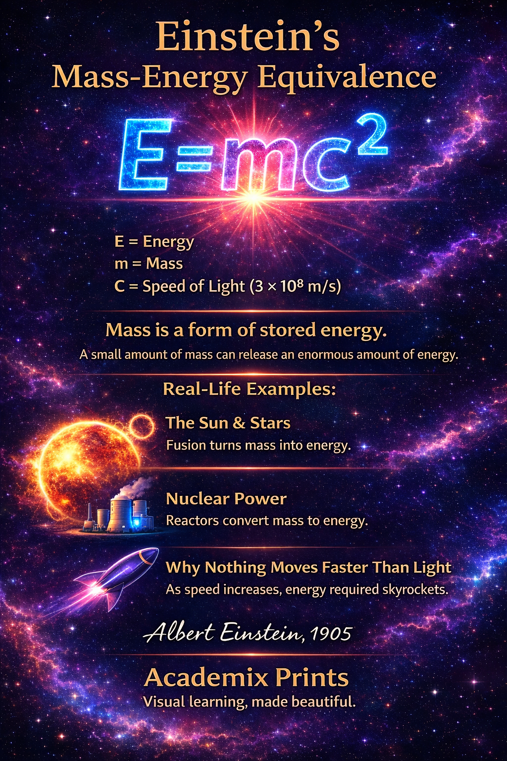 Einstein’s Mass–Energy Equivalence