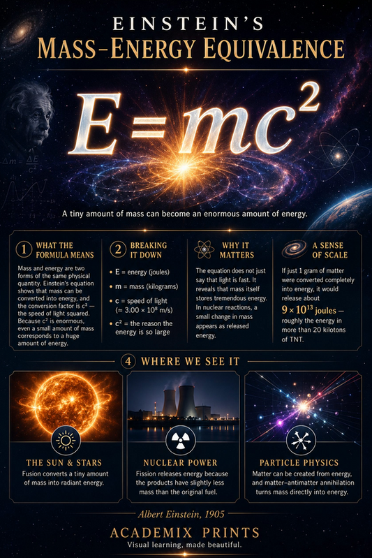 Einstein’s Mass–Energy Equivalence