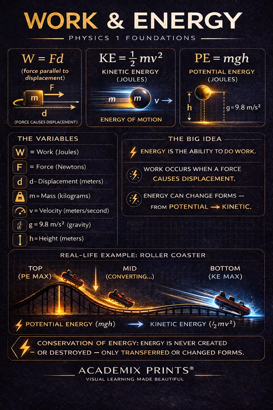 Work & Energy – Physics 1 Foundations